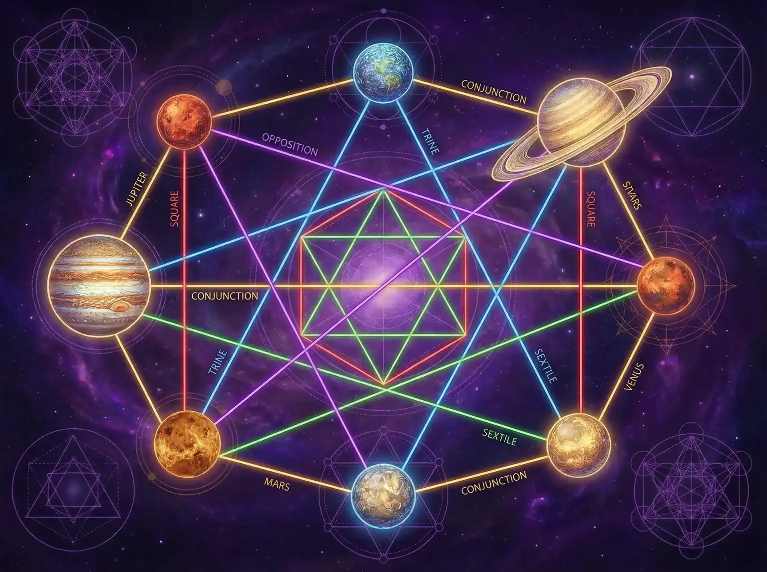 行星相位解读 - 持续高热abo | 占星学进阶